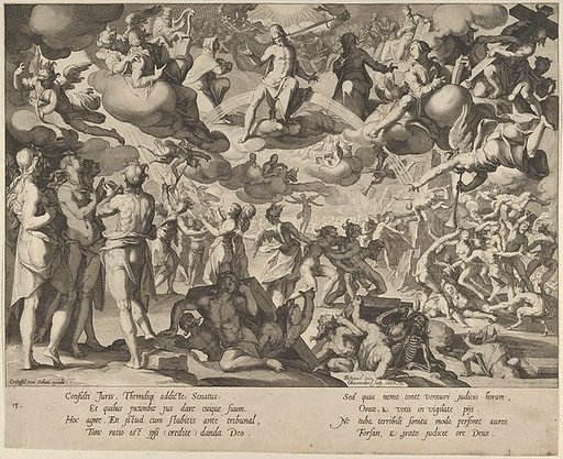 The Last Judgment, plate 13 from "Thronus Justitiae, tredecim pulcherrimus tabulis..."