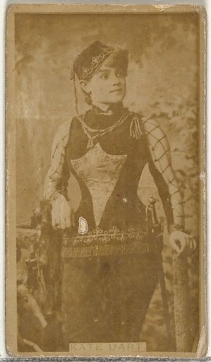 Kate Uart, from the Actors and Actresses series (N145-8) issued by Duke Sons & Co. to promote Duke Cigarettes