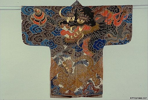Festival coat with dragon