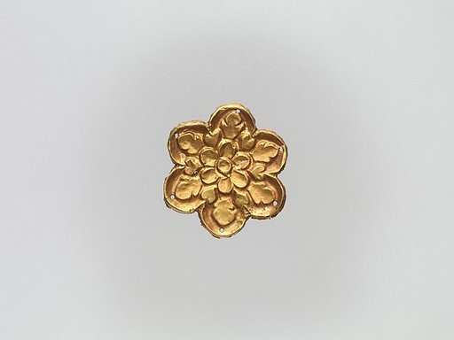 Flower-Shaped Clothing Plaque