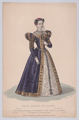 Mary, Queen of Scots (from "Court Magazine and Monthly Critic and Lady's Magazine," volume IV)