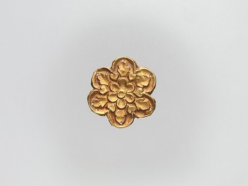 Flower-Shaped Clothing Plaque