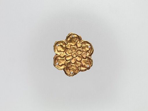 Flower-Shaped Clothing Plaque
