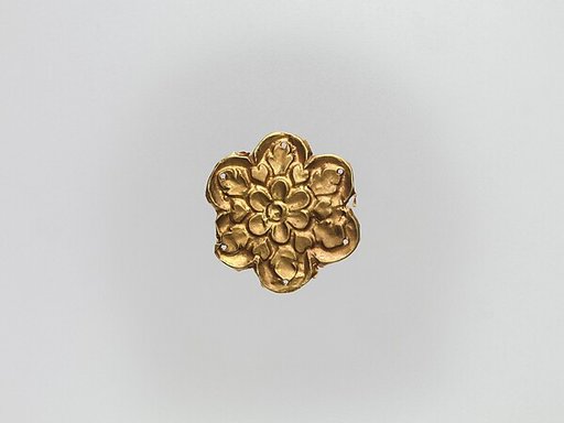Flower-Shaped Clothing Plaque