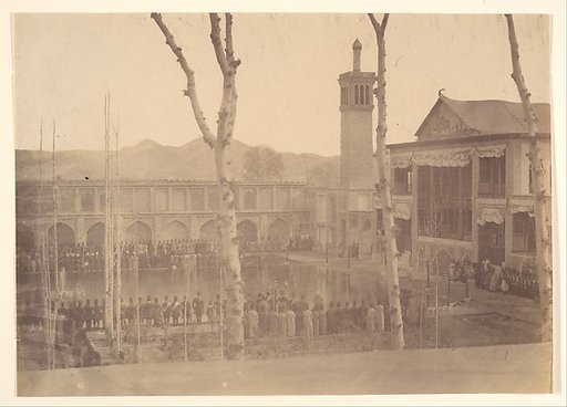 [Palace of the Shah, Paying respects to the Shah/Fete de Salam, Teheran, Iran [same as 12] ]