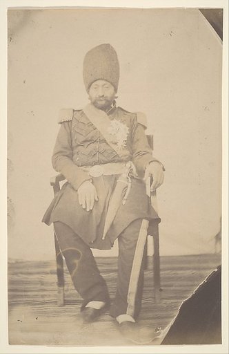 Portrait of Ardeshir Mirza, uncle of the king