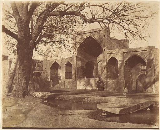 [Nadir Shah's Golden Gate and Minaret. Otherwise known as the Golden Iwan of Ali Shir Nawai, late 15th Century with Restorations. MESHED]