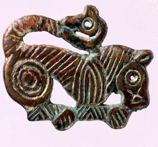 Plaque in the Shape of a Tiger