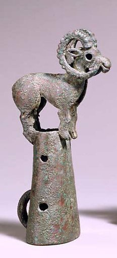 Finial with Wild Ram