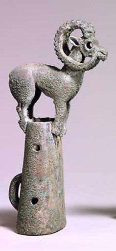 Finial with Wild Ram