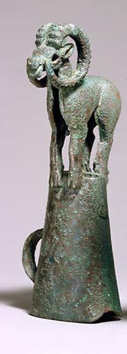 Finial with Wild Ram