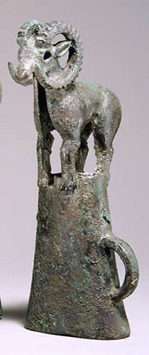 Finial with Wild Ram