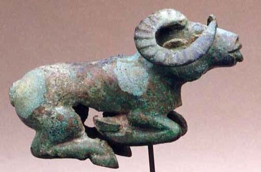 Chariot Yoke Ornament in the Shape of Recumbent Ram