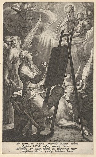 Saint Luke Painting the Virgin