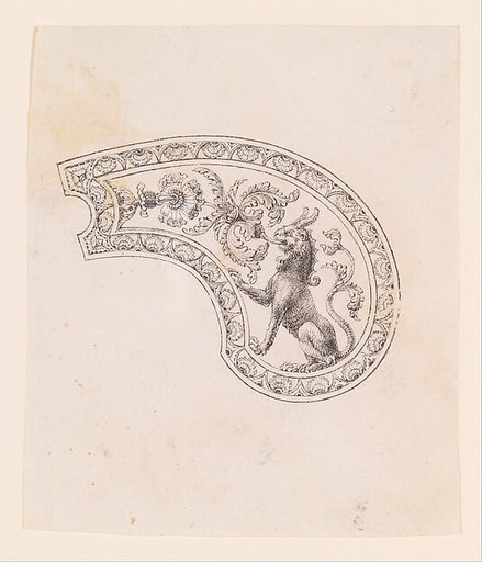 Design for the Decoration of the Grip of a Pocket Pistol