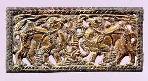 Belt Buckle with Bactrian Camels