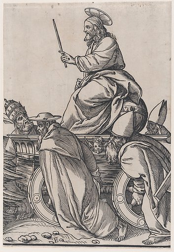 Section E: Christ Riding on a Triumphal Cart, from "The Triumph of Christ"