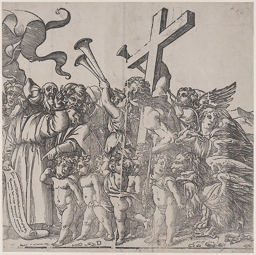 Section D: Angels Sounding Trumpets etc, from "The Triumph of Christ"