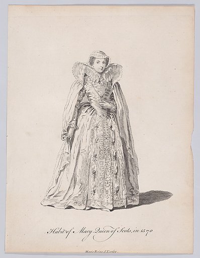 Habit of Mary Queen of Scots, in 1570