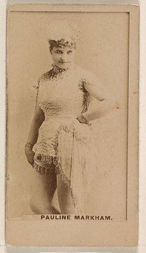 Pauline Markham, from the Actresses series (N245) issued by Kinney Brothers to promote Sweet Caporal Cigarettes