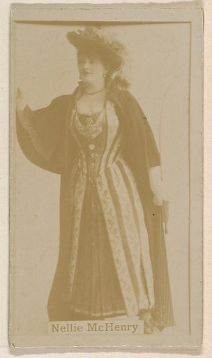Nellie McHenry, from the Actresses series (N245) issued by Kinney Brothers to promote Sweet Caporal Cigarettes