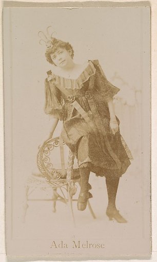 Ada Melrose, from the Actresses series (N245) issued by Kinney Brothers to promote Sweet Caporal Cigarettes