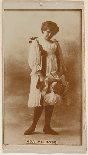 Ada Melrose, from the Actresses series (N245) issued by Kinney Brothers to promote Sweet Caporal Cigarettes