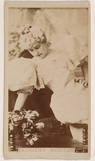 Dorothy Morton, from the Actresses series (N245) issued by Kinney Brothers to promote Sweet Caporal Cigarettes