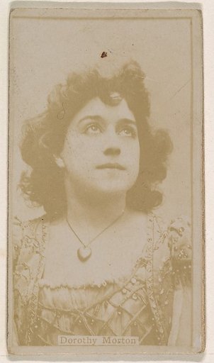 Dorothy Morton, from the Actresses series (N245) issued by Kinney Brothers to promote Sweet Caporal Cigarettes