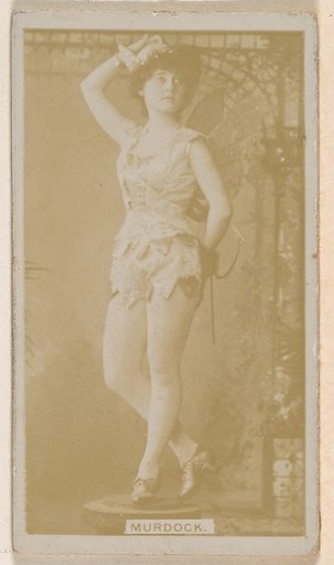 Daisy Murdoch, from the Actresses series (N245) issued by Kinney Brothers to promote Sweet Caporal Cigarettes