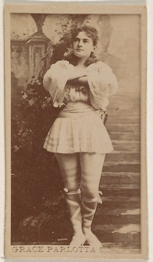 Grace Palotta, from the Actresses series (N245) issued by Kinney Brothers to promote Sweet Caporal Cigarettes