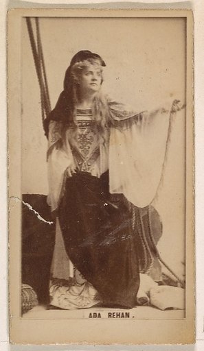 Ada Rehan, from the Actresses series (N245) issued by Kinney Brothers to promote Sweet Caporal Cigarettes