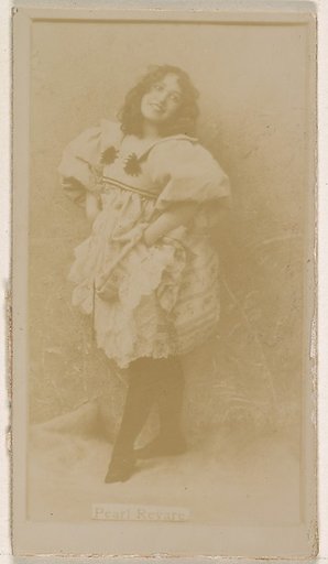 Pearl Revare, from the Actresses series (N245) issued by Kinney Brothers to promote Sweet Caporal Cigarettes