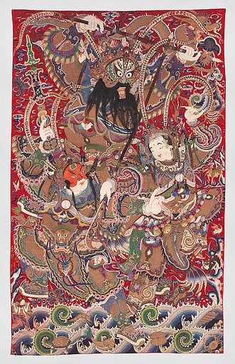 Wall hanging with scene from an opera