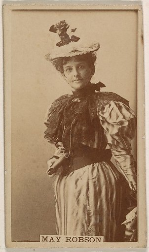 May Robson, from the Actresses series (N245) issued by Kinney Brothers to promote Sweet Caporal Cigarettes