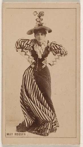 May Robson, from the Actresses series (N245) issued by Kinney Brothers to promote Sweet Caporal Cigarettes