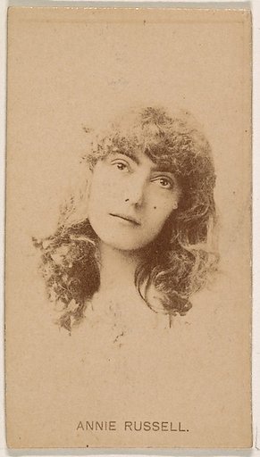 Annie Russell, from the Actresses series (N245) issued by Kinney Brothers to promote Sweet Caporal Cigarettes
