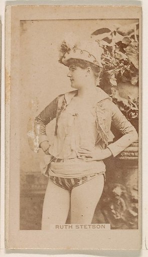 Ruth Stetson, from the Actresses series (N245) issued by Kinney Brothers to promote Sweet Caporal Cigarettes