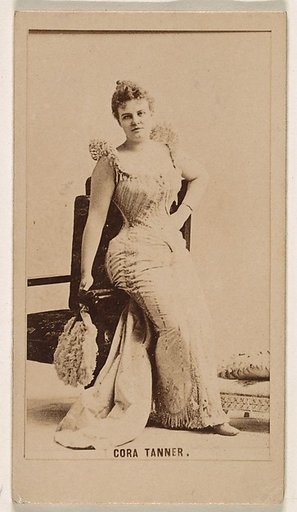 Cora Tanner, from the Actresses series (N245) issued by Kinney Brothers to promote Sweet Caporal Cigarettes