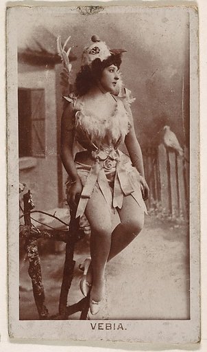 Vebia, from the Actresses series (N245) issued by Kinney Brothers to promote Sweet Caporal Cigarettes