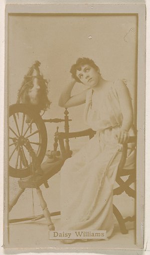 Daisy Williams, from the Actresses series (N245) issued by Kinney Brothers to promote Sweet Caporal Cigarettes