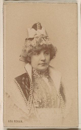 Ada Rehan, from the Actresses series (N246), Type 1, issued by Kinney Brothers to promote Sporting Extra Cigarettes