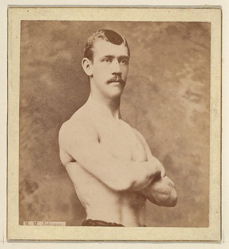 H.M. Johnson, from the Actresses series (N246), Type 2, issued by Kinney Brothers to promote Sporting Extra Cigarettes