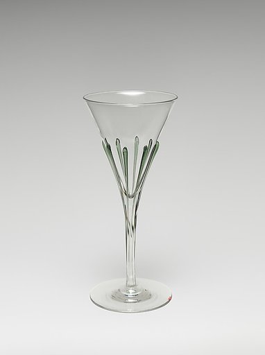Tear wine glass