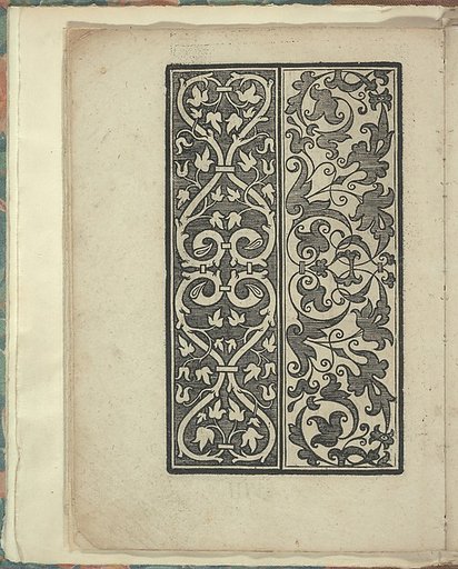 Opera Nova Universali intitulata Corona di racammi, page 8 (verso)
