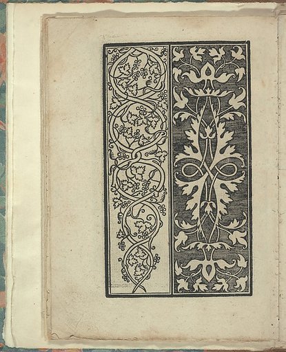 Opera Nova Universali intitulata Corona di racammi, page 12 (verso)