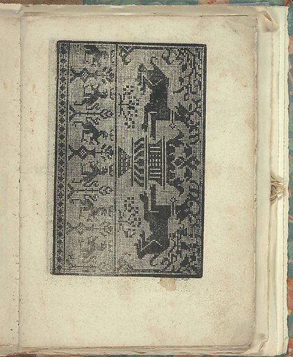 Opera Nova Universali intitulata Corona di racammi, page 13 (recto)
