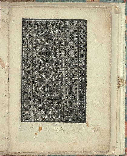 Opera Nova Universali intitulata Corona di racammi, page 16 (recto)