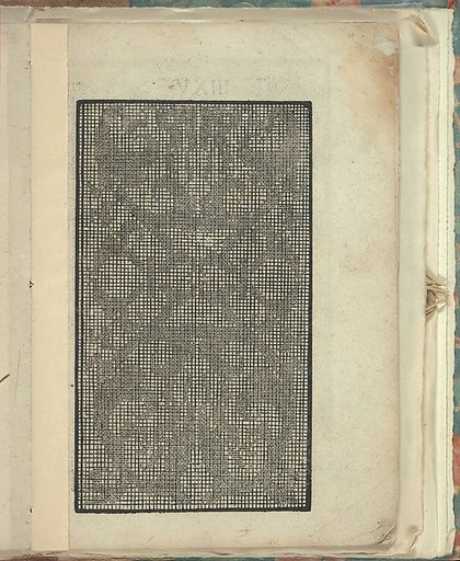 Opera Nova Universali intitulata Corona di racammi, page 20 (recto)