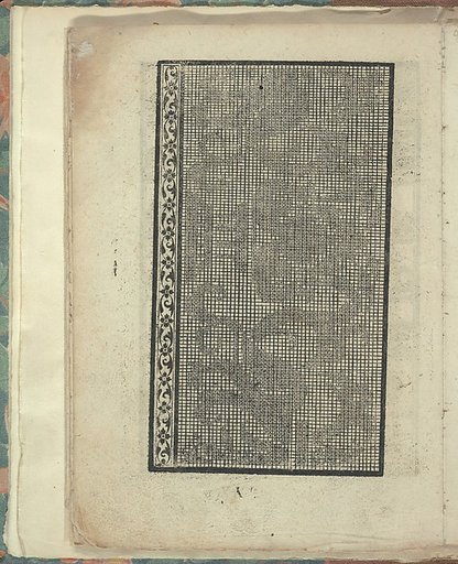 Opera Nova Universali intitulata Corona di racammi, page 21 (verso)